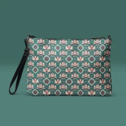 Lotus Blossom Crossbody Bag - Elegant and Versatile - Image 3