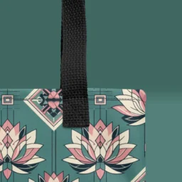 Lotus Blossom Elegance Tote Bag - Carry with Grace - Image 4