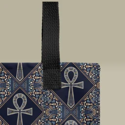 Regal Ankh Tapestry Tote Bag - Spacious, Elegant Design - Image 4