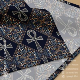 Ankh Symbol All-Over Print Bandana - Image 8