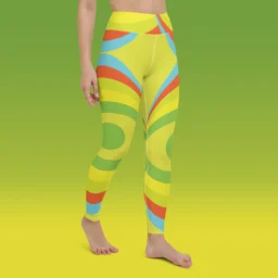 Cultural Tapestry All Over Print Yoga Leggings - Image 3