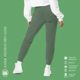 Effortless Style | Women’s Pigment-Dyed Sweatpants - Image 4