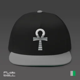 Minimal Ankh Flat Bill Cap - Image 8