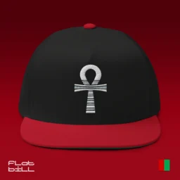 Minimal Ankh Flat Bill Cap - Image 15