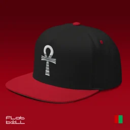 Minimal Ankh Flat Bill Cap - Image 16