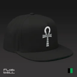 Minimal Ankh Flat Bill Cap - Image 3