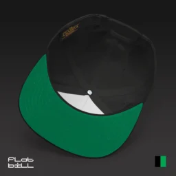 High-Profile Flat Bill Cap - Eye of Horus Design - Image 7