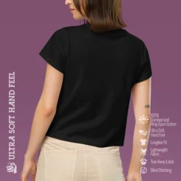 "Medusa's Gaze" Women's High-Waisted T-Shirt - Image 3