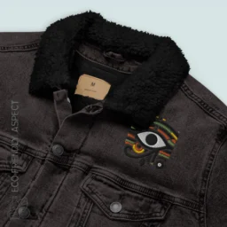 Men's Eco-Friendly Denim Sherpa Jacket - Warmth, Style, Sustainability - Image 5