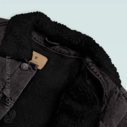 Men's Eco-Friendly Denim Sherpa Jacket - Warmth, Style, Sustainability - Image 6