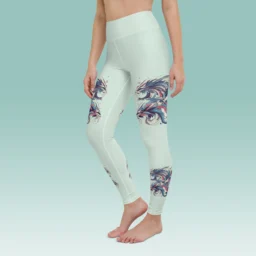 Mystical Dragon All Over Print Yoga Leggings - Image 5