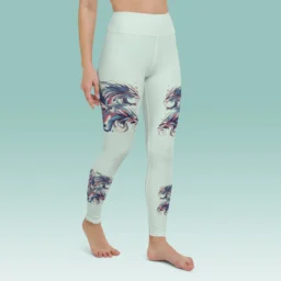 Mystical Dragon All Over Print Yoga Leggings - Image 4