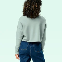 Wisdom Crop Sweatshirt – Fashionable Comfort - Image 3