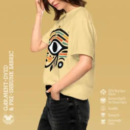 Women’s Eye of Horus Garment-Dyed Heavyweight T-Shirt - Image 14