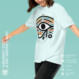 Women’s Eye of Horus Garment-Dyed Heavyweight T-Shirt - Image 22