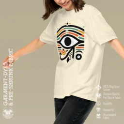 Women’s Eye of Horus Garment-Dyed Heavyweight T-Shirt - Image 17