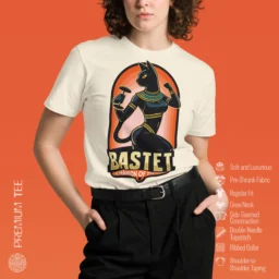 Bastet Champion Premium T-Shirt – Embrace Style and Strength - Image 5