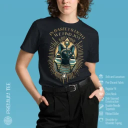 Bastet Radiance T-Shirt – Embrace Divine Light and Joy - Image 9