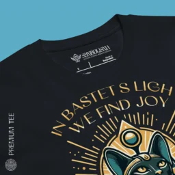 Bastet Radiance T-Shirt – Embrace Divine Light and Joy - Image 12