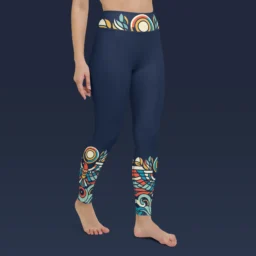 Dynamic Artistry Yoga Leggings – Elevate Your Workout - Image 4