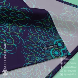 Mandala Majesty All-Over Print Bandana - Image 4