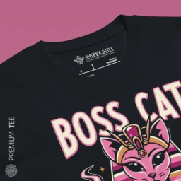 Women Premium T-shirt - Bastet Boss Cat - Image 8