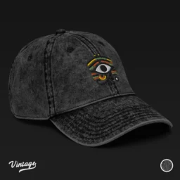 Eternal Eye Vintage Cotton Twill Cap - Image 3