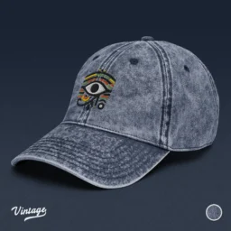 Eternal Eye Vintage Cotton Twill Cap - Image 23