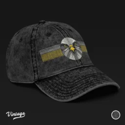 Fierce Eagle Vintage Cotton Twill Cap - Image 3