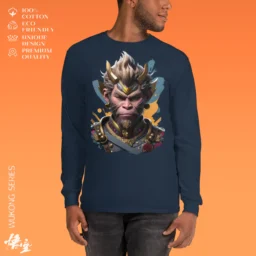 Sun Wukong Men’s Long Sleeve Shirt - Image 7