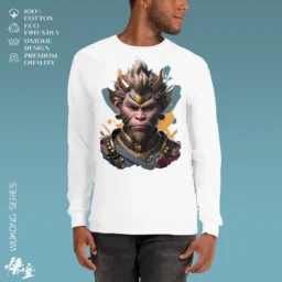 Sun Wukong Men’s Long Sleeve Shirt - Image 13