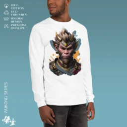 Sun Wukong Men’s Long Sleeve Shirt - Image 14