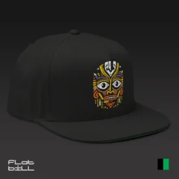 Tribal Spirit Flat Bill Cap - Image 3