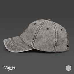 Vintage Falcon Embroidered Cotton Twill Cap - Image 5