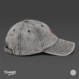 Vintage Falcon Embroidered Cotton Twill Cap - Image 4